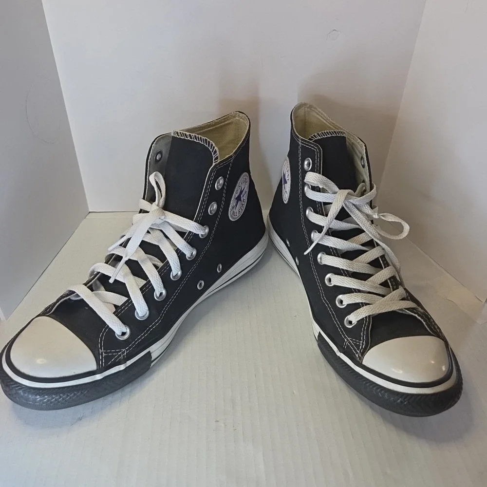 Unisex Converse Chuck Taylor All Star Ox Black White A01718F Size 8 Men 10 Women